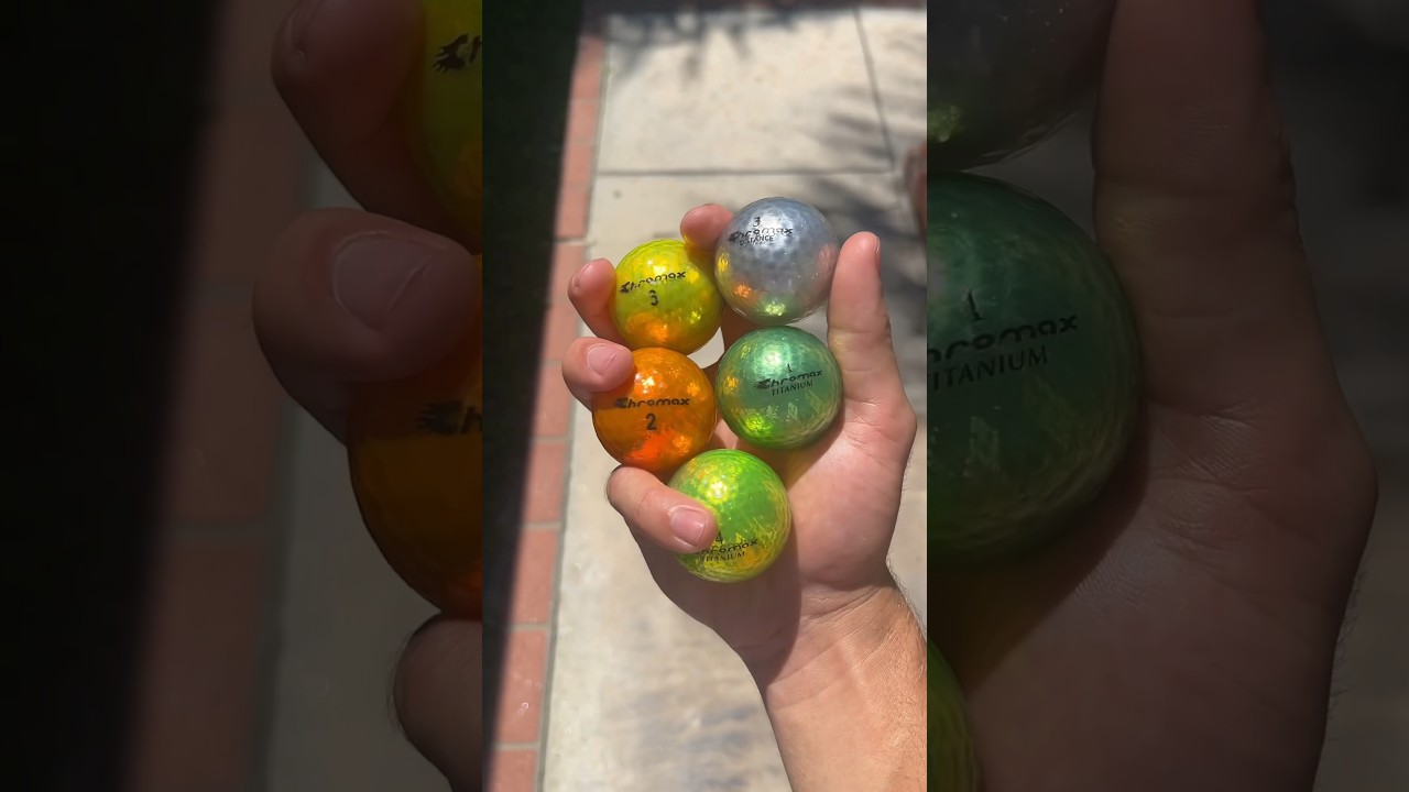 Chromax Golf Balls are the BEST!🤩