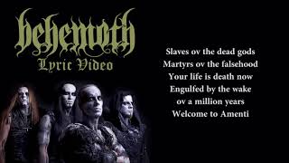 Behemoth - Transmigrating Beyond Realms ov Amenti (LYRICS / LYRIC VIDEO)