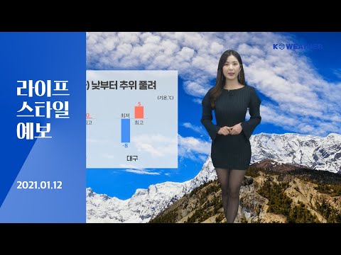 [Weather] January 12th_The cold will ease starting today (Tuesday) afternoon... Instead of cold, ...