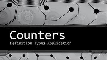 Counters - Definition, Application, Types, Examples