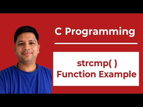 strcmp( ) Function Example in C Programming | Complete Explanation