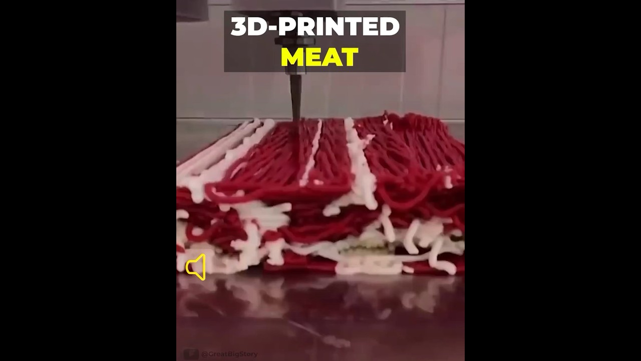 Мясо, напечатанное на 3D-принтере