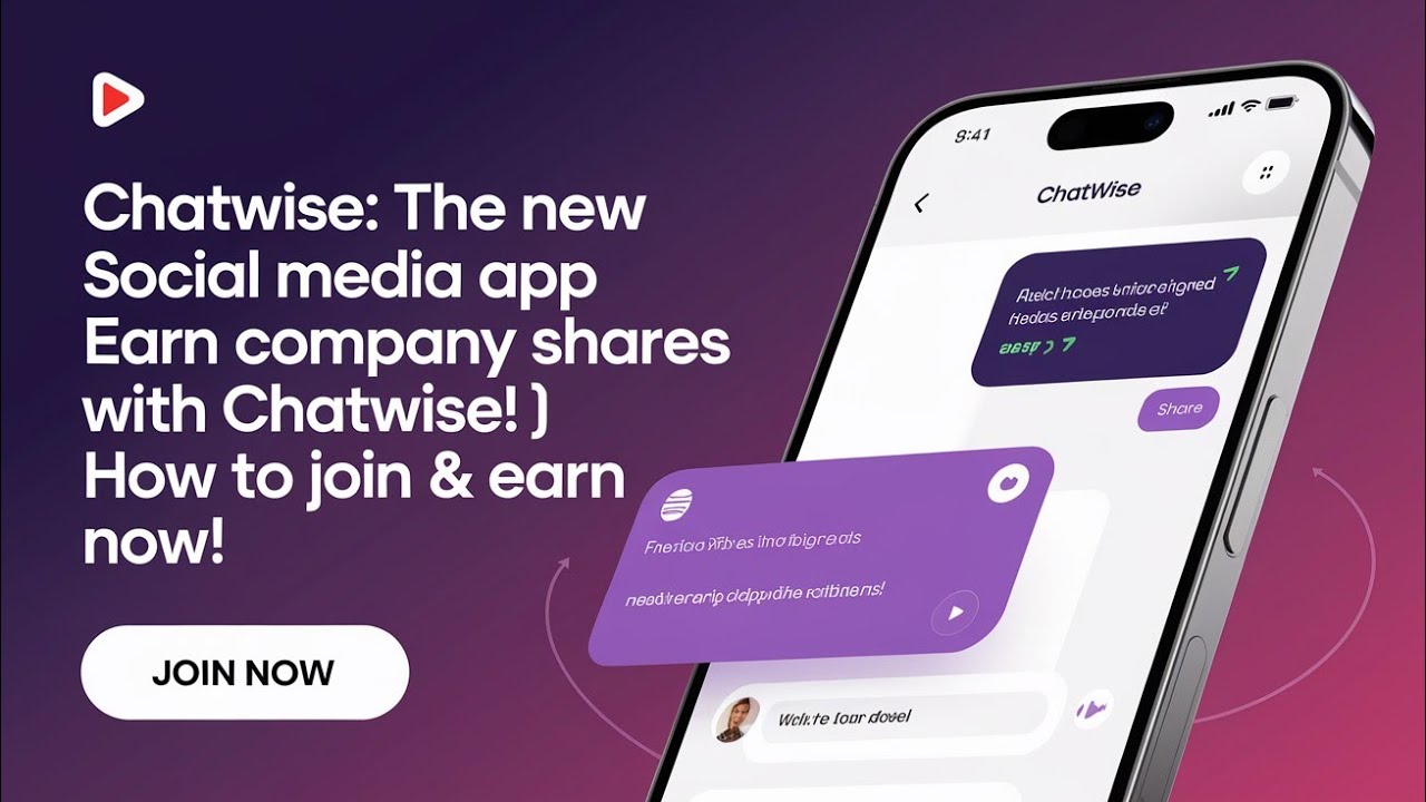 Chatwise: The New Social Media App Earn Company Shares with Chatwise! | How to Join & Earn Now!