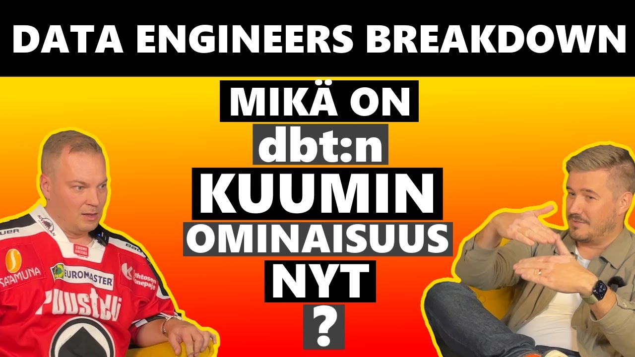 Mikä on dbt:n kuumin ominaisuus nyt? (vieraana dbt guru DA Mikko Sulonen)