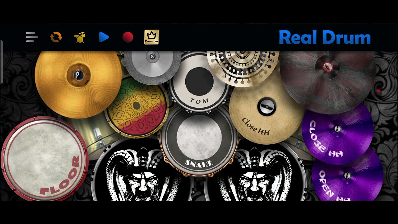 My New Drum Set In Realdrum