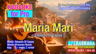 Di Capua, Maria Mari, Italian Karaoke for Pro / Played with full Orchestra, No lead instrument
