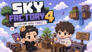 🌳 Bikin Pabrik MBG di Langit Gak Pake Dollar? | SkyFactory 4 EP 1  [Minecraft]