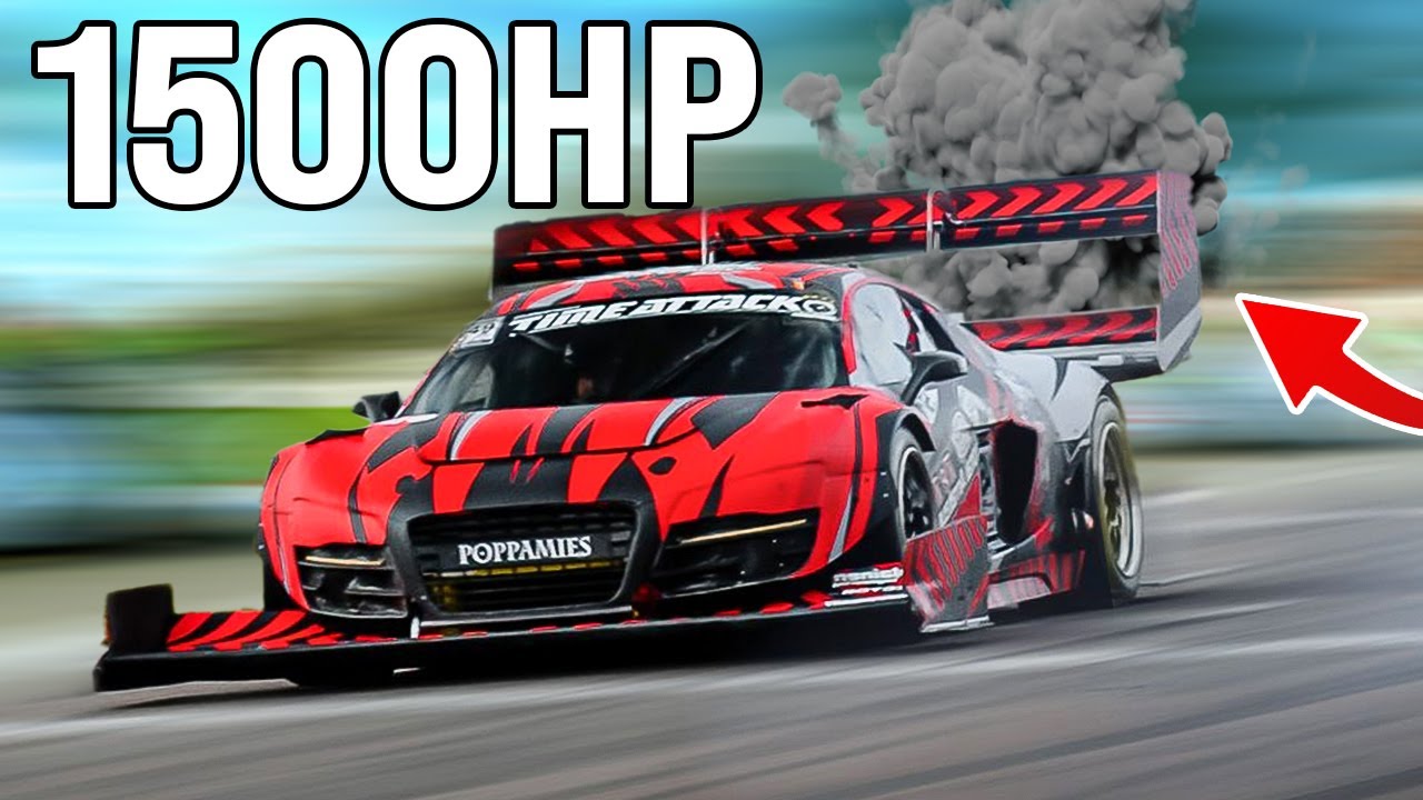 МЫ РАЗОШЛИ ЭТО! 1500-сильный R8 против трассы MotoGP | Рекорд трассы KymiRing