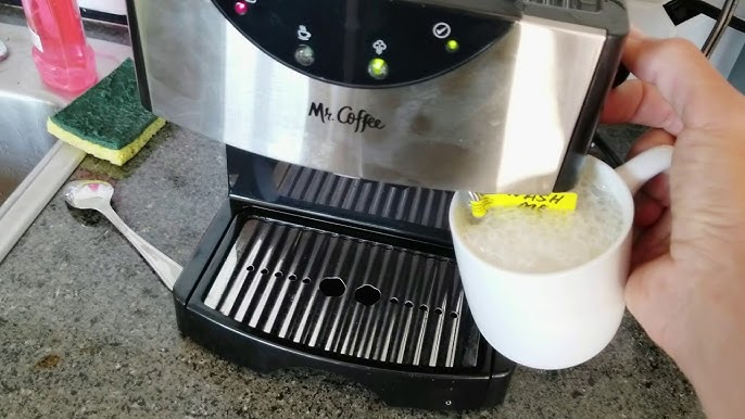 Mr. Coffee - Máquina de espresso y capuchino  