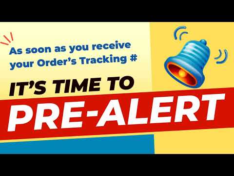 How to Pre Alert Your Package - video from SwiftPac
