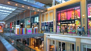 Oxford City Centre Walk, England  Shopping Centre, Castle & Colleges