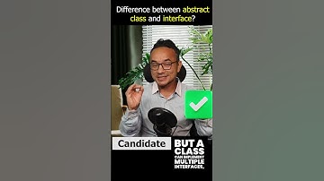 Wat is het verschil tussen een abstracte klasse en een interface?