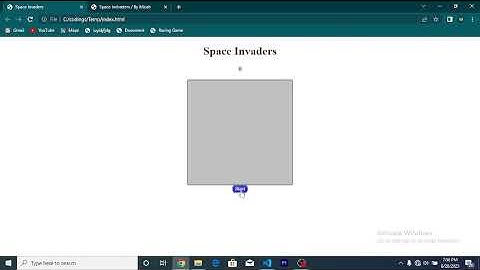 How to Create Space Invaders Game Part 1
