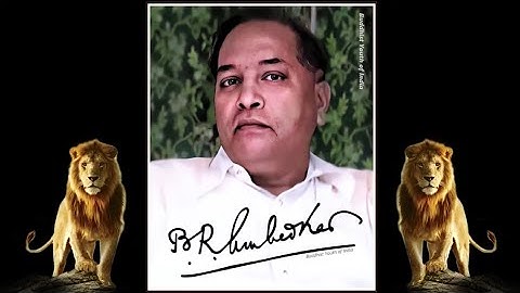 Rare Color Video of Dr. B.R.Ambedkar