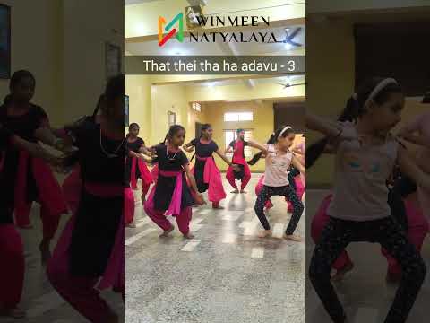 That Thei Tha Ha Adavu Dance Bharatanatyam Adavu Danceclass Classicaldance Indiandance Dancer