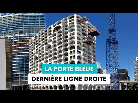 À Arenc, la future tour Porte Bleue reçoit ses dernières voûtes