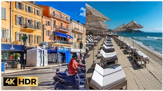 Saint Tropez & Pampelonne Beach Walking Tour 4K Ultra HD footage