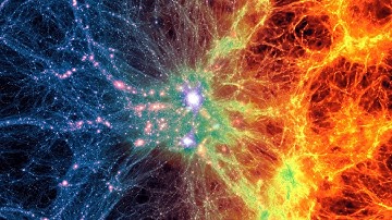 The Formation of the Universe (Simulation)