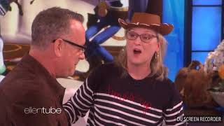 Tom Hanks and Meryl Streep play each others iconic characters