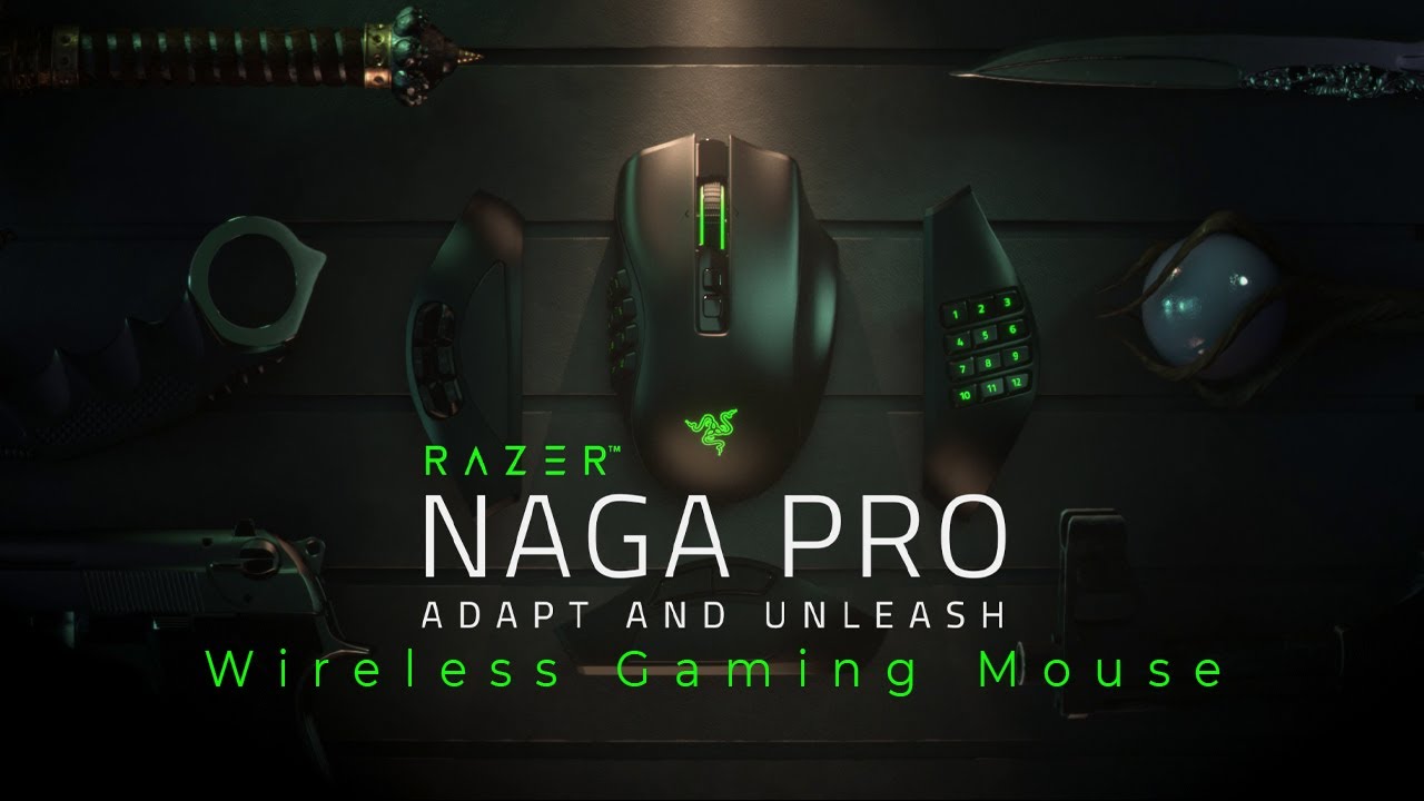  Razer Naga Pro Wireless Gaming Mouse: Interchangeable