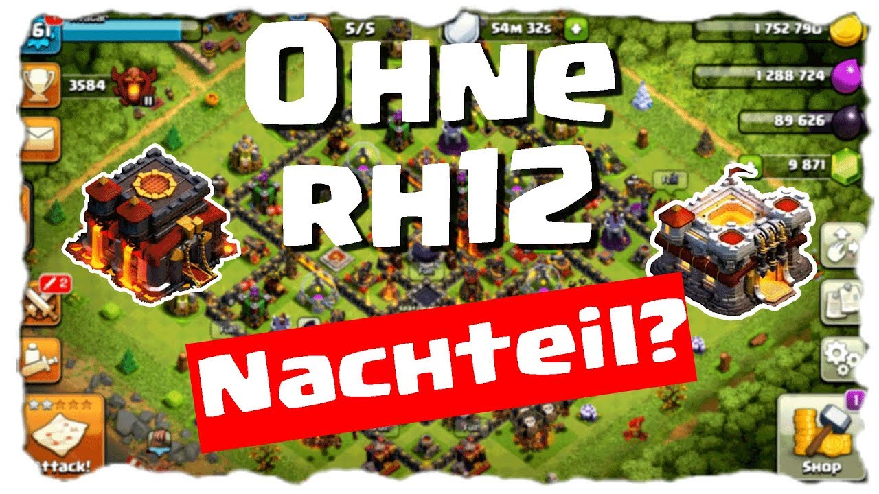 Clash Of Clans Account übertragen Ohne Gamecenter CLANS OHNE RATHAUS 12 - IST DAS EIN NACHTEIL? | Clash of Clans Deutsch