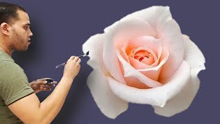كيف ترسم الوردة بطريقة سهلة للمبتدئين || تعلم رسم الوردة