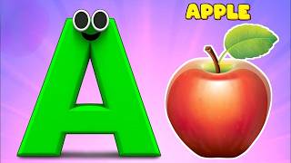 ABC Phonics Song - Toddler Learning Video Songs , A for Apple , Nursery Rhymes , Alphabet song