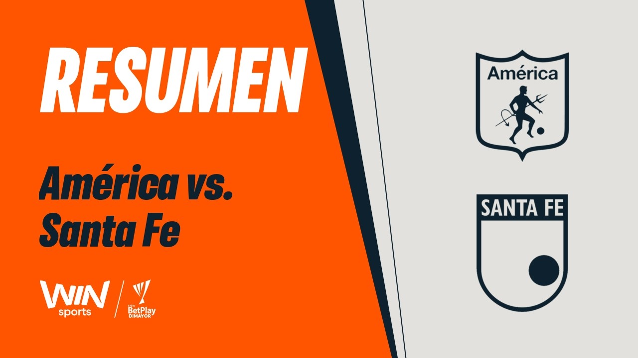 América vs. Santa Fe (resumen y goles) | Liga BetPlay Dimayor 2026-1 | Fecha 6