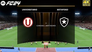 Universitario Vs Botafogo // Copa Libertadores [FC 24 Next Gen PS5 /Series X] 4k