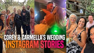 Corey Carmella s Wedding Instagram Story