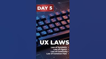 “5 UX Laws Every Designer Must Master (Day 5) | UI/UX Growth Secrets” #educational #informative