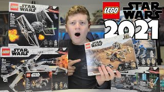 $200 LEGO Star Wars 2021 Winter Wave HAUL and Unboxing! (Every LEGO Star Wars 2021 Set)