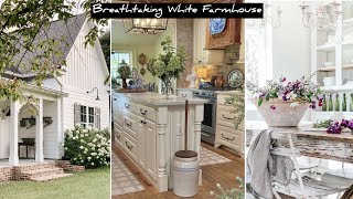 HomeTour RusticInspired White Farmhouse Decor ideas for a timeless Farmhouse Look |ShabbyChic Style