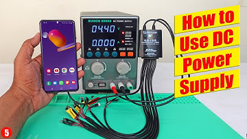 How to use Digital DC Power Supply to turn on smartphone  in Mobile Phone repairing Tutorial#5