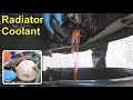 Draining the Radiator Coolant in a Volkswagen Golf Mk5