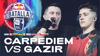 CARPEDIEM vs GAZIR - Cuartos | Red Bull Batalla Internacional 2022