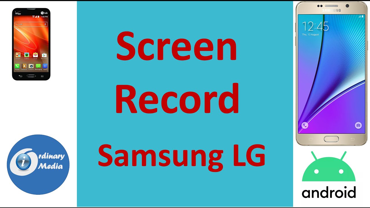 How to screen record your Android device - YouTube