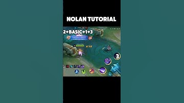 Nolan new tutorial 2025 #mobilelegends #cyberassasin #mlbb #gaming #nolan #nolanbuild