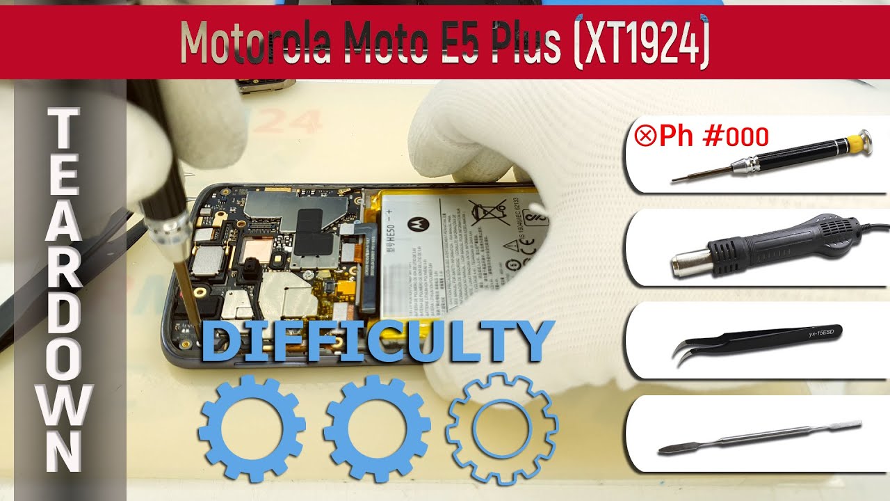 Motorola Moto E6 Plus XT2025-2 📱 Teardown Take apart Tutorial 