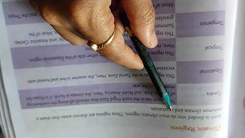 Grade 5:Semester 1: Sst: Chapter no 2 Weather and climate: Video 5