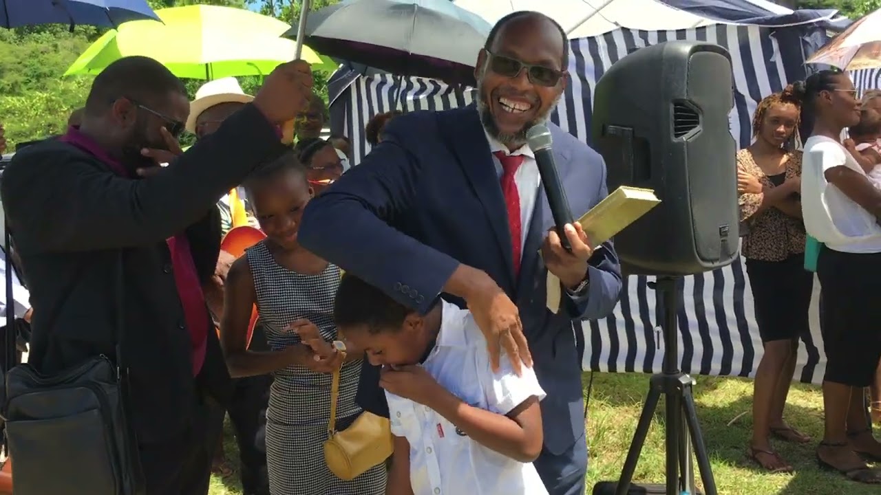 Baptême du 23 Septembre 2023 sur la plage de la Caye d'Argent à Bas du Fort Gosier.