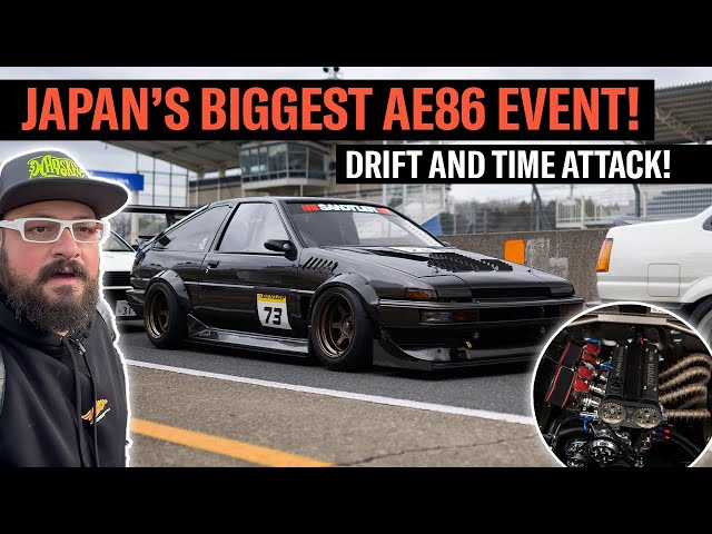 The World's Best AE86's | Hachiroku Takeover At Tsukuba Circuit
