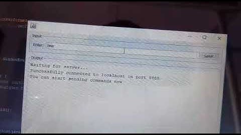 Java GUI client + server