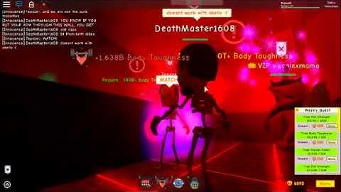 Hitting 1 Quadrillion Body Toughness!! | Super Power Training Simulator 💥