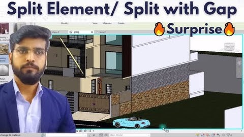Split Element / Split with Gap with 🔥Surprise🔥 | #25 Revit Tutorial for Beginners😲