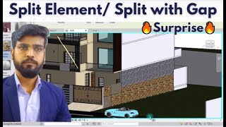 Celebrity Split Element / Split with Gap with 🔥Surprise🔥 | #25 Revit Tutorial for Beginners😲 Wealth