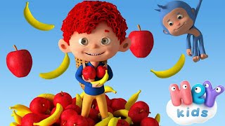 Apples and Bananas song 🍎 🍌 HeyKids - Nursery Rhymes | Songs For Kids | Kids Song