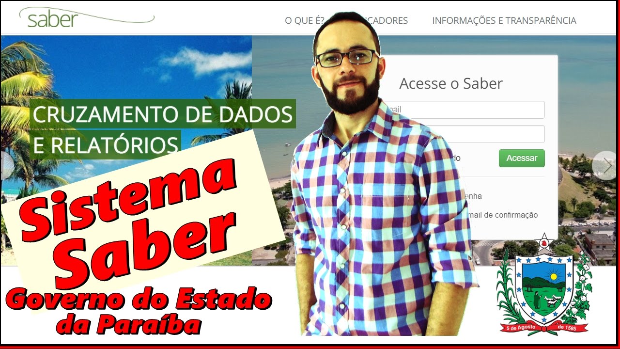 Sistema Saber Governo Do Estado Da Paraíba Tutorial Youtube