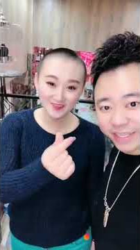 Headshave chinese girl || long hair to bald ||