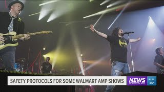 Some upcoming Walmart AMP shows requiring proof of vaccination or negative COVID test